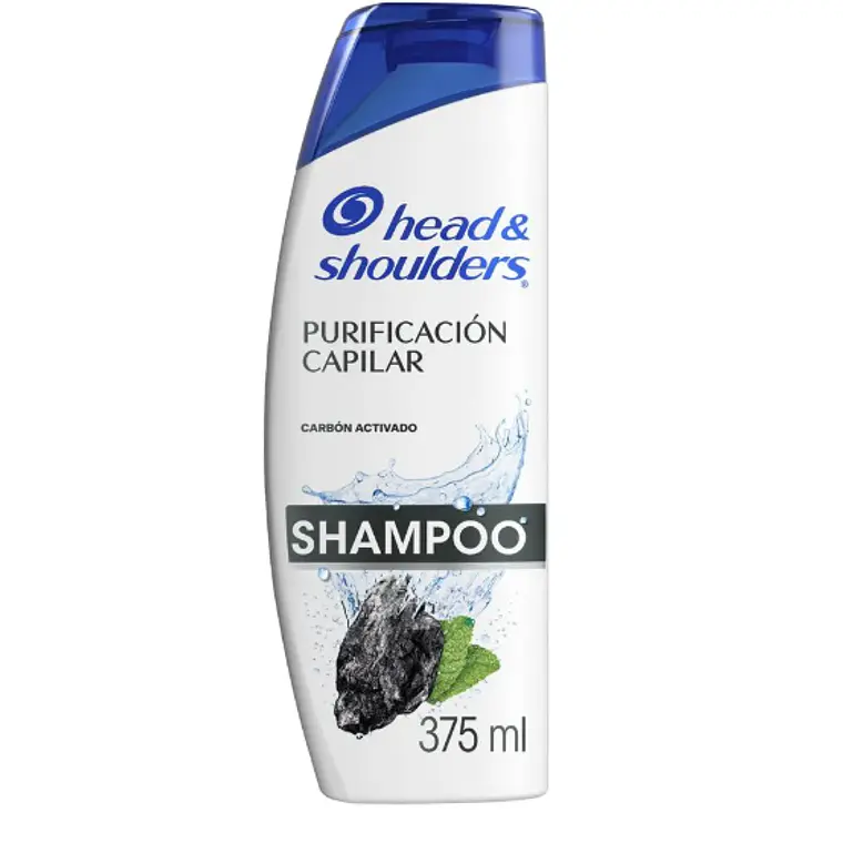 Head & Shoulders Shampoo Purificación capilar Carbón activado 375 ml. 1
