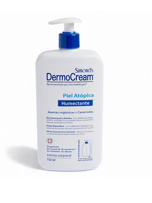 DermoCream Piel atópica Humectante Crema corporal 750 ml. Simond's