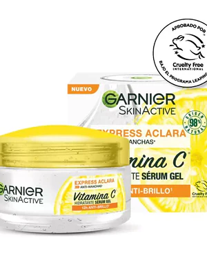 Garnier Skin active Express aclara Sérum gel hidratante 50 ml.