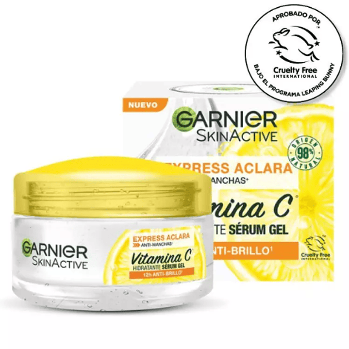 Garnier Skin active Express aclara Sérum gel hidratante 50 ml. 1