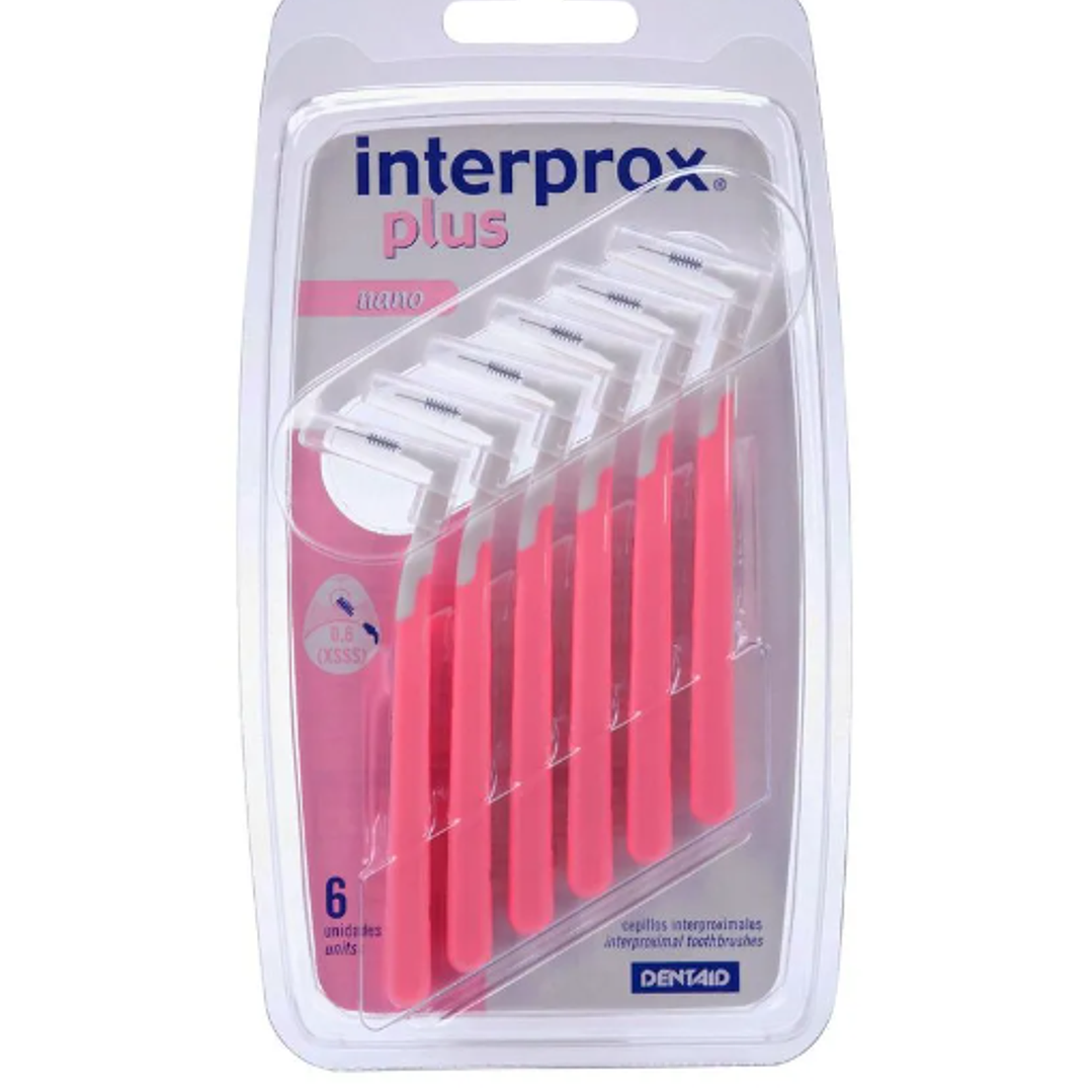 Cepillo interdentales Interprox Plus nano 6 Unidades. 1