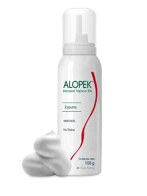 Alopek Minoxidil Aerosol tópico 5 % Espuma 100 g.