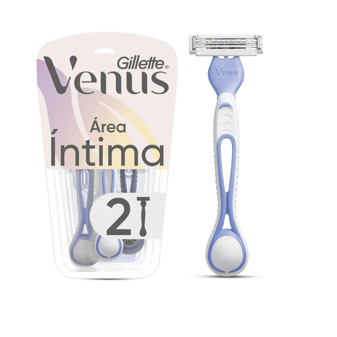Gillette Venus Máquina de afeitar femenina Intima 2 Unidades. 1