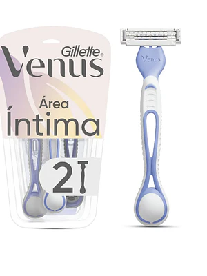 Gillette Venus Máquina de afeitar femenina Intima 2 Unidades.