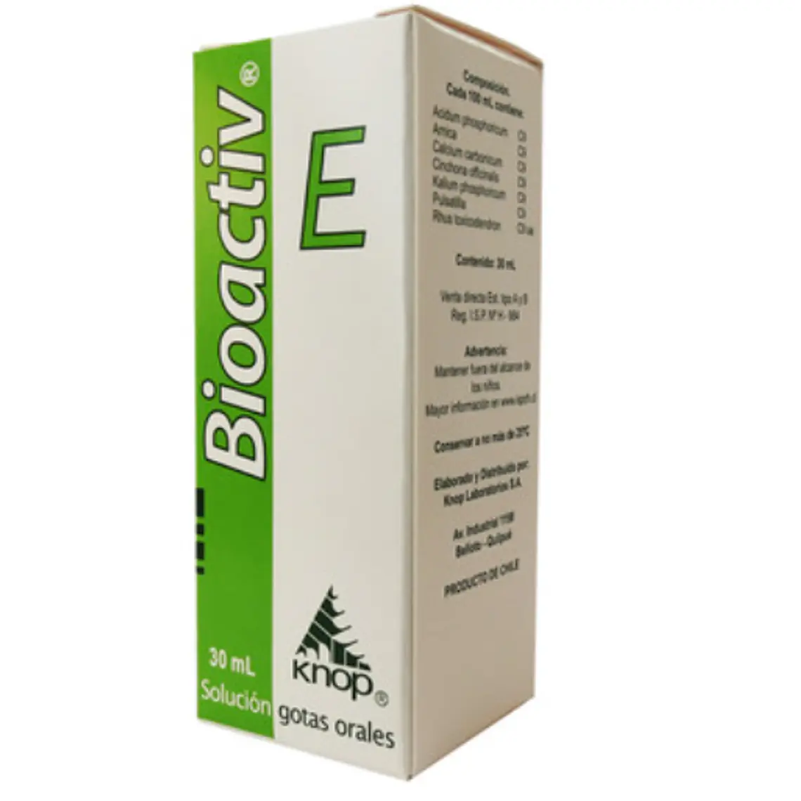 Bioactiv E 30 ml. Knop 1