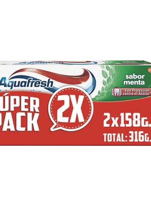 AQUAFRESH SOFT MINT 158 GR X 2 PACK