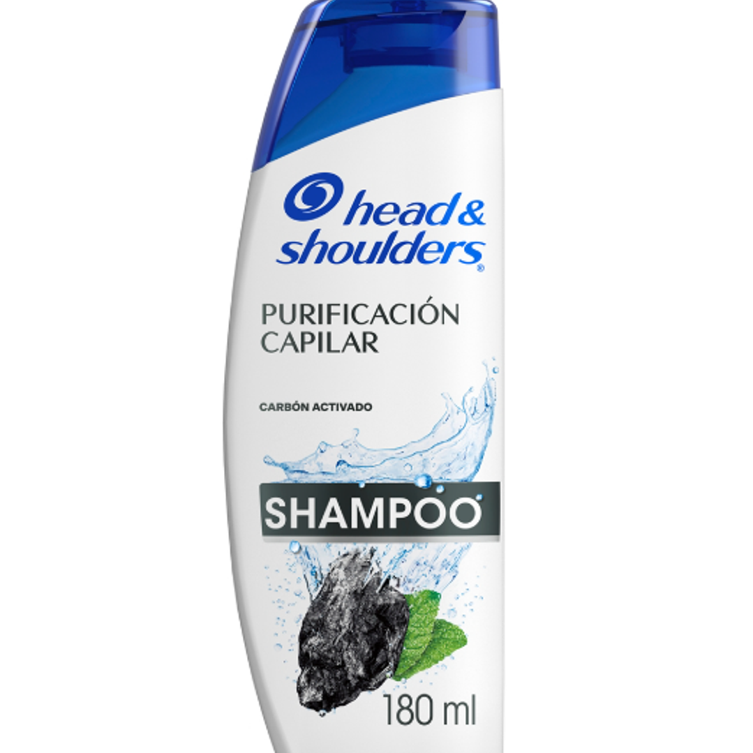 Head & Shoulders Shampoo Purificación capilar 180 ml. 1