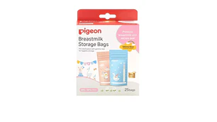 BOLSAS PARA LECHE MATERNA X 180 ML X 25 UND PIGEON