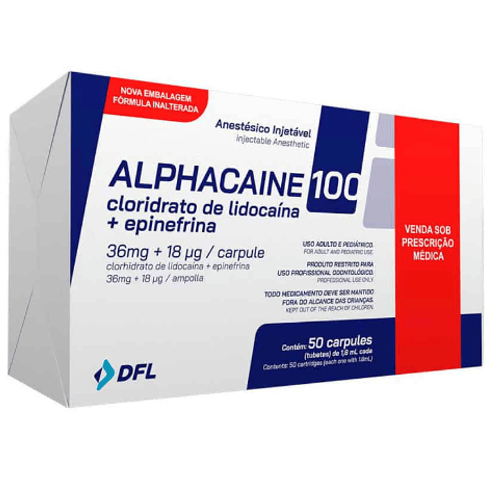 Alphacaine Amp por 50 1