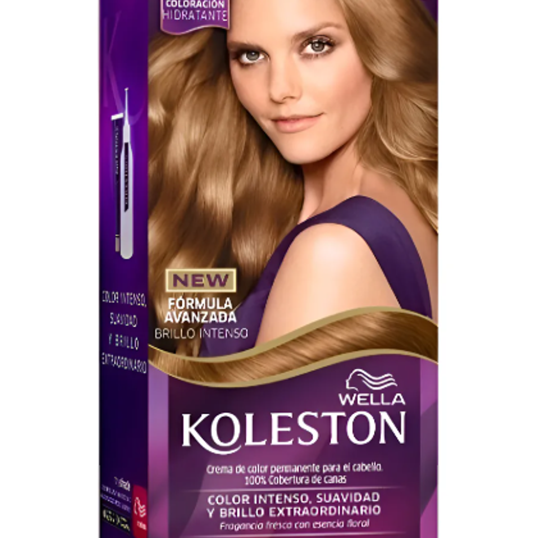 Tinte para el cabello Koleston New 73 Rubio avellana. 1