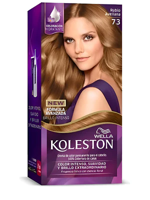 Tinte para el cabello Koleston New 73 Rubio avellana.