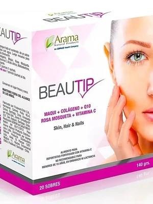 Beautip Maqui+Colágeno+Q10+Rosa mosqueta+Vitamina C 20 Sobres.
