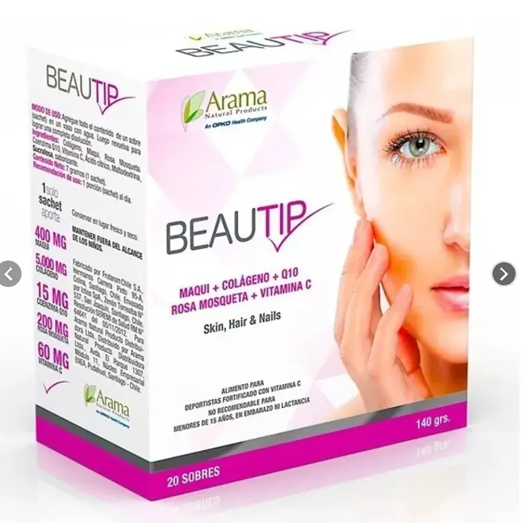 Beautip Maqui+Colágeno+Q10+Rosa mosqueta+Vitamina C 20 Sobres. 1