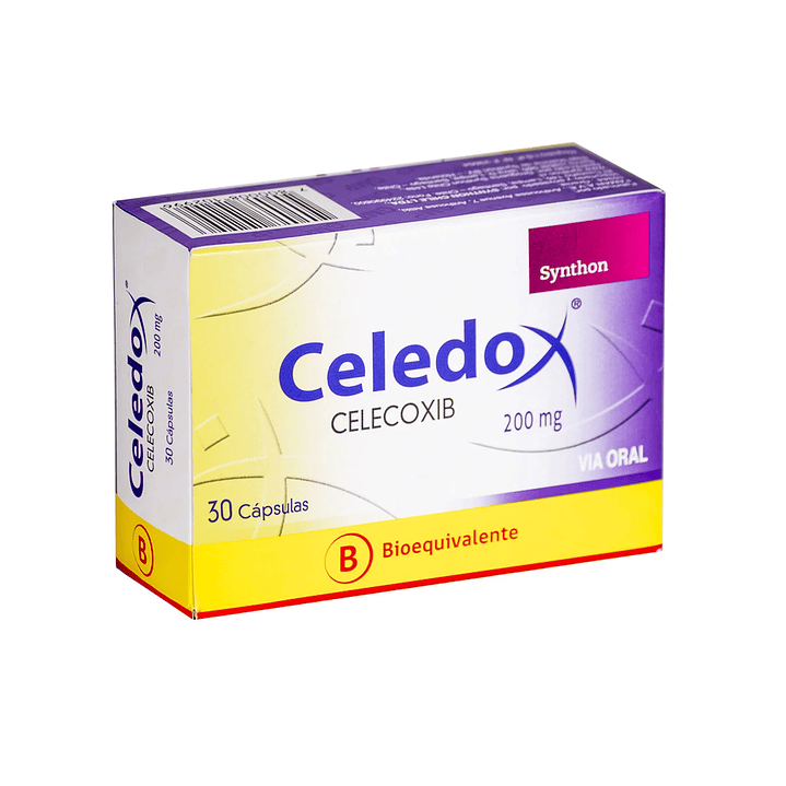 Celedox (B) Celecoxib 200 mg  30 Cápsulas. 1