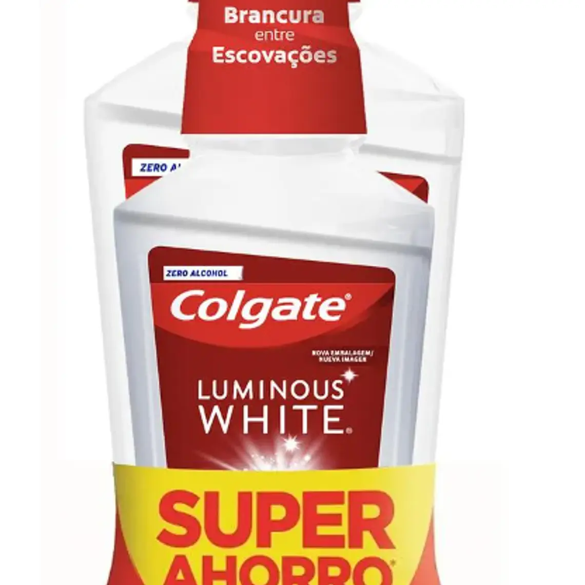 COLGATE ENJ BUCAL LUMIN WHTE X 500 ML + 250 ML 1