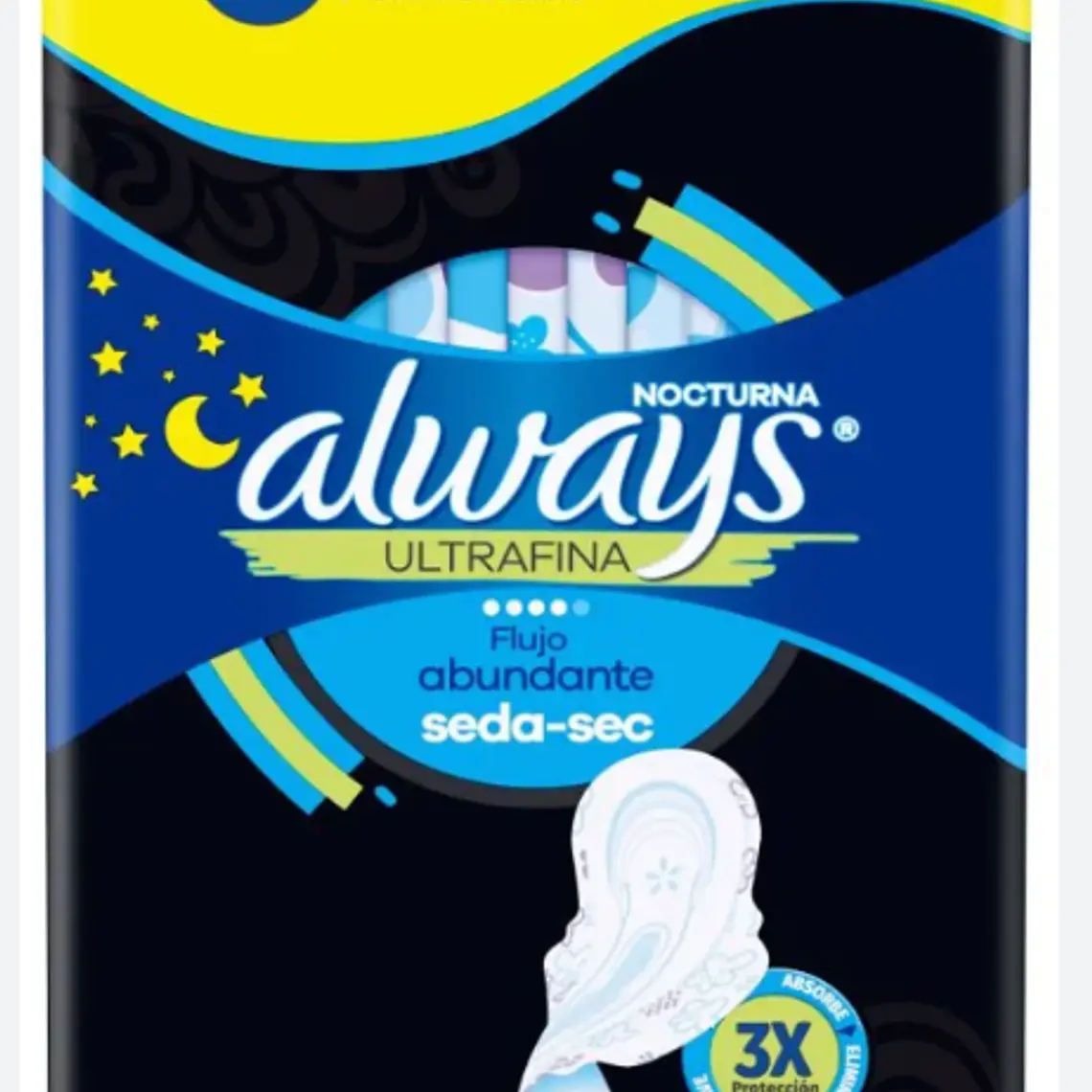 ALWAYS TOALLA NOCTURNA ULTRA FINA FLUJO ABUNDANTE X 24 UND 1