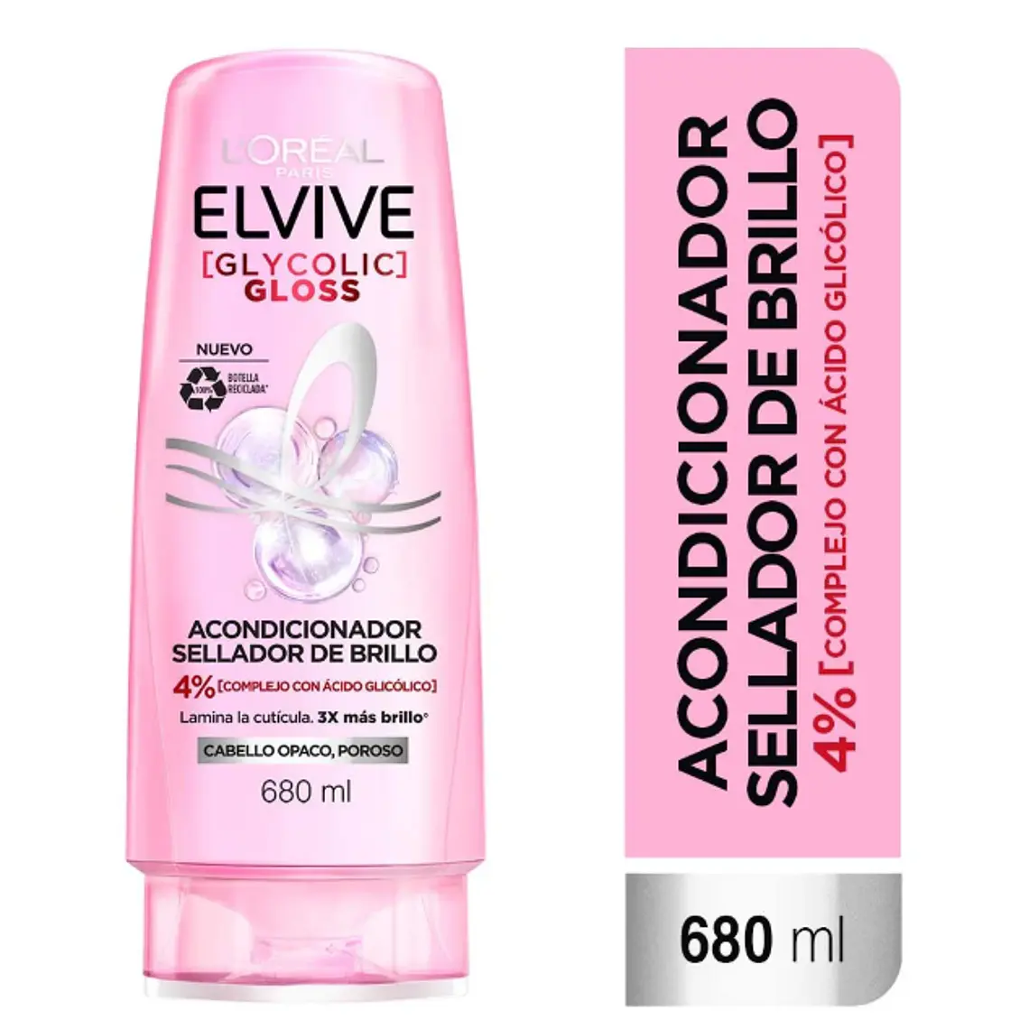 Elvive Acondicionador Glycolic Gloss 680 ml. L'oréal 1