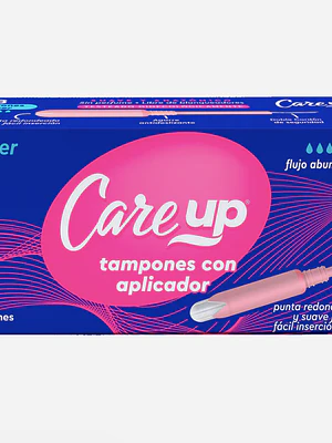 CARE UP TAMPON CON APLICADOR SUPER X 8 UND