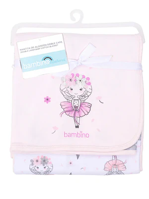 Bambino Manta de algodón niña.