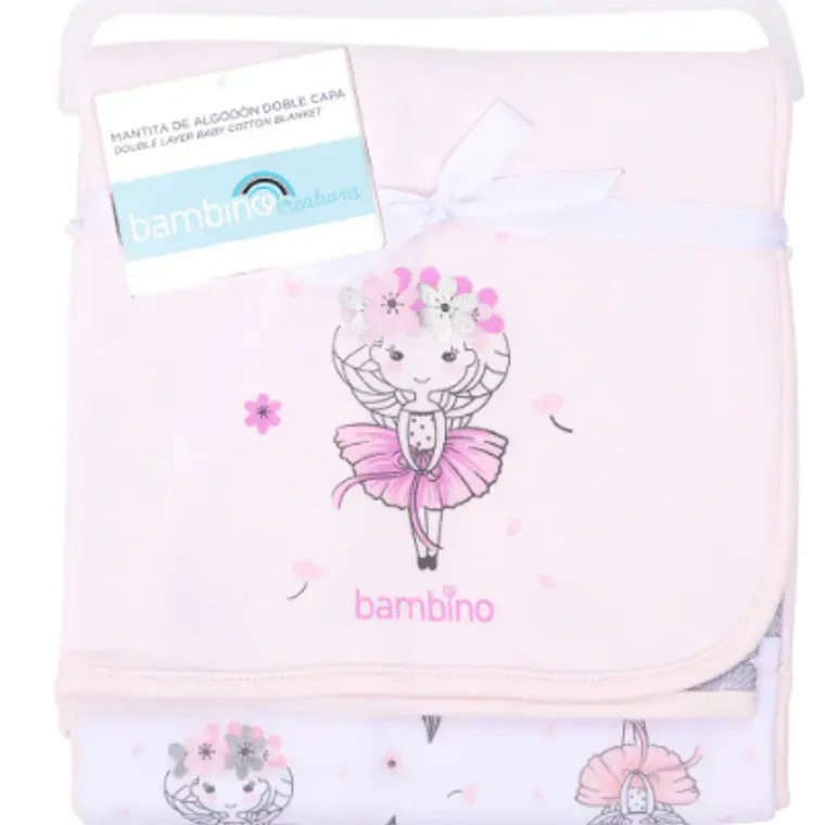 Bambino Manta de algodón niña. 1