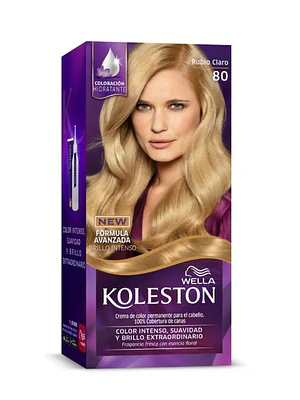 Tinte para el cabello Koleston New 80 Rubio claro.