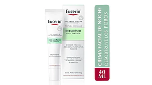 Eucerin DermoPure Oil control Crema facial intensiva noche 40 ml.