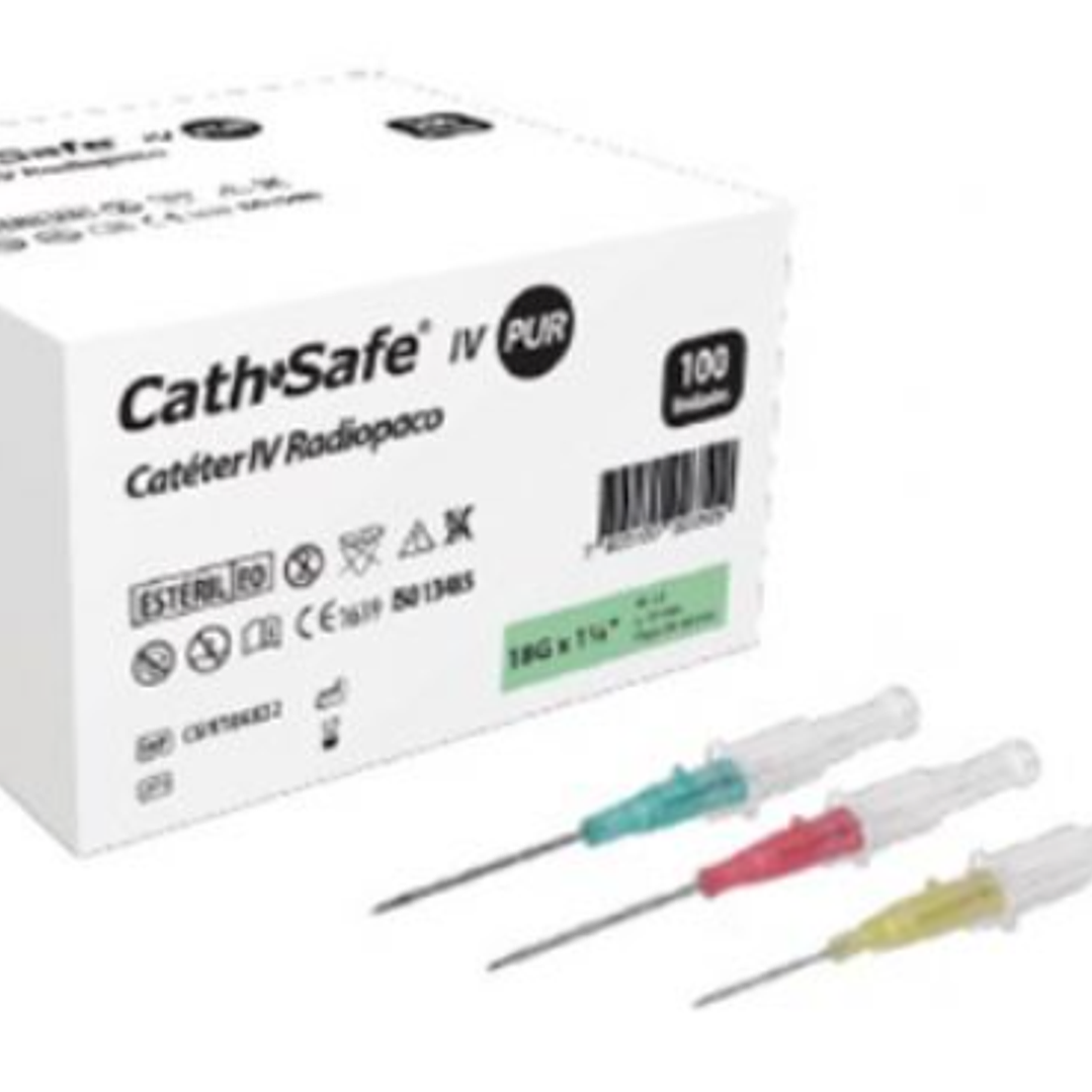 Cateter EV 24 x 19 mm 100 Unidades. 1