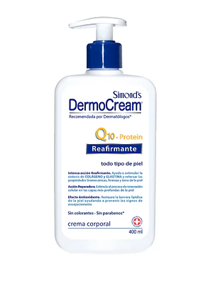 DermoCream Q10+Protein Reafirmante Crema corporal 400 ml. Simond's