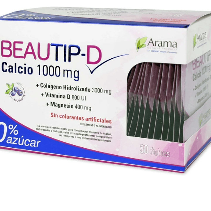 Beautip-D  Calcio 1000 mg 30 Sobres. Arama 1