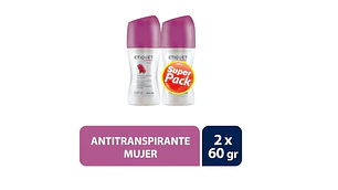 Antitranspirante Etiquet Roll-on Floral 60 g. 2 Unidades.