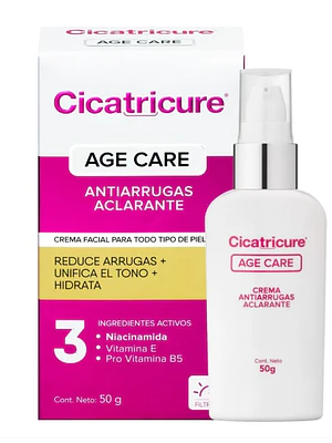 Cicatricure Age Care Antiarrugas aclarante 50g.