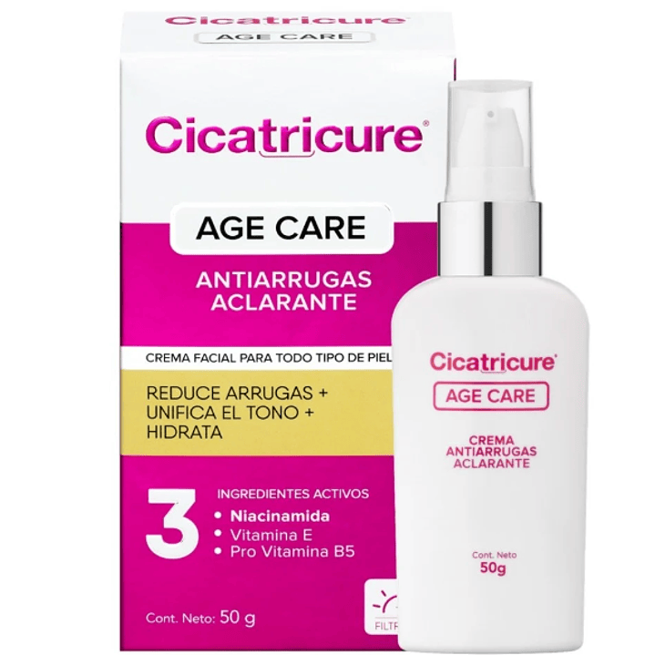 Cicatricure Age Care Antiarrugas aclarante 50g. 1