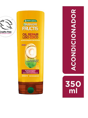 Garnier Fructis Acondicionador Oil repair liso coco 350 ml.
