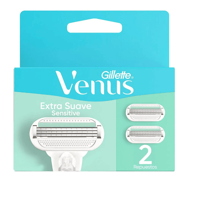 Gillette Venus Máquina de afeitar femenina+ repuesto. 1