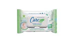 Toalla húmeda Care Up Antibacterial 50 Unidades.