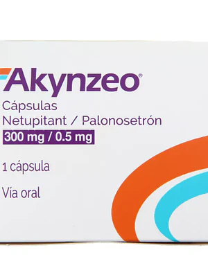 Akynzeo Netupitant 300 mg Palonosetrón 0,5 mg 1 Cápsula. 