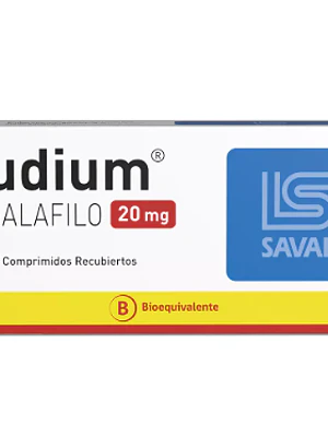 Ludium (B) Tadalafilo 20 mg 4 Comprimidos recubiertos.