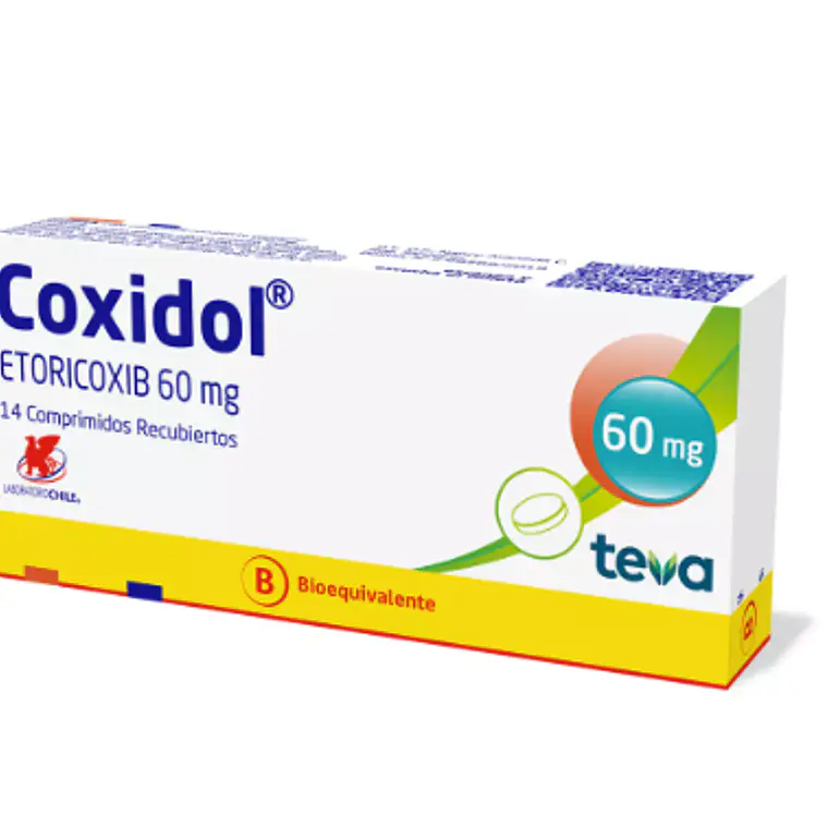 Coxidol (B) Etoricoxib 60 mg 14 Comprimidos recubiertos. 1