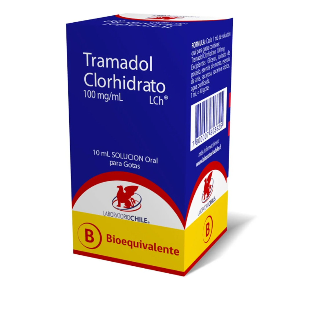 Tramadol (B) 100 mg/ ml Gotas 10 ml. 1