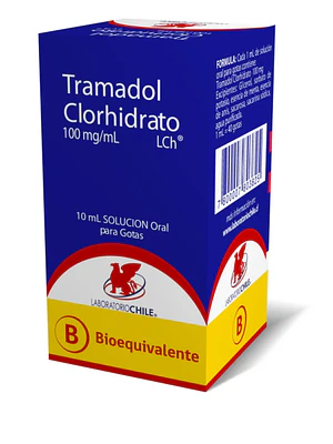 Tramadol (B) 100 mg/ ml Gotas 10 ml.