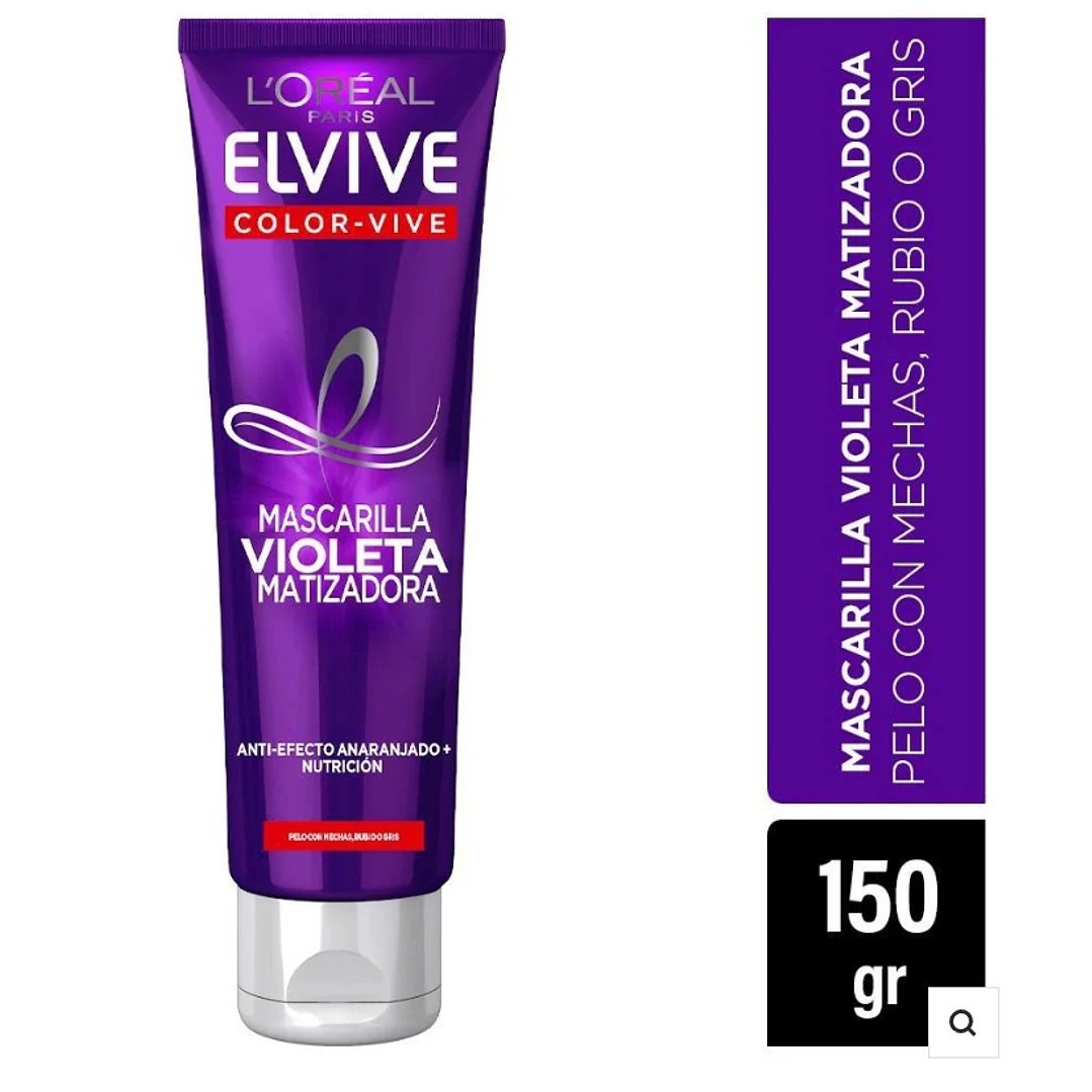 Elvive Mascarilla violeta matizadora 150 ml. L'oréal 1