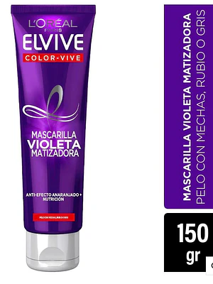 Elvive Mascarilla violeta matizadora 150 ml. L'oréal