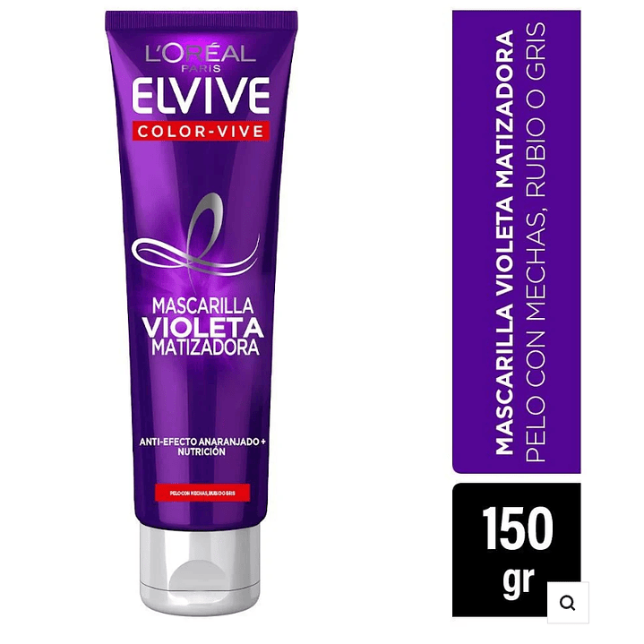 Elvive Mascarilla violeta matizadora 150 ml. L'oréal 1