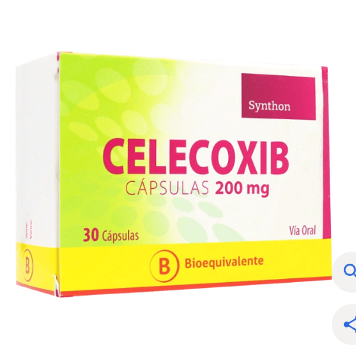 Celecoxib (B)  200 mg 30 Cápsulas. Synthon 1