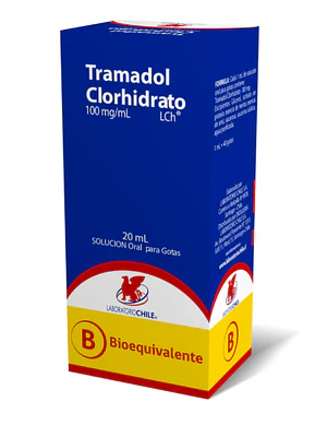 Tramadol (B) 100 mg /ml Gotas 20 ml.