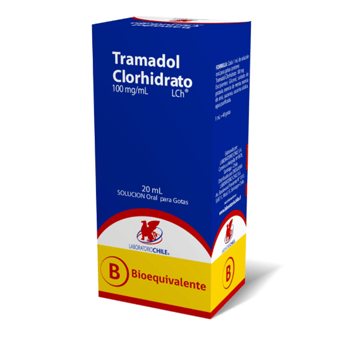 Tramadol (B) 100 mg /ml Gotas 20 ml. 1