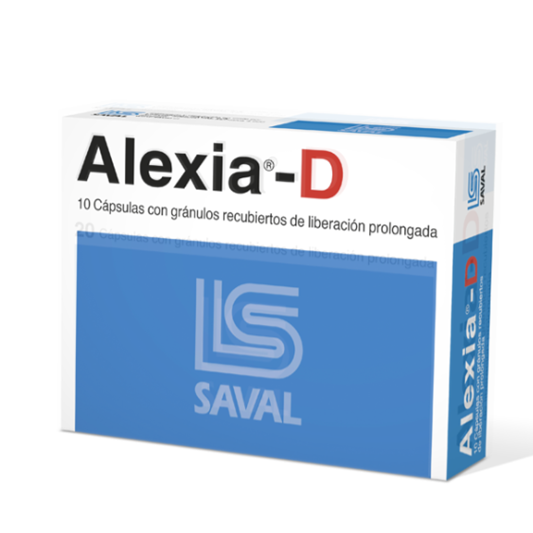 Alexia D Fexofenadina 60 mg  10 Cápsulas. 1