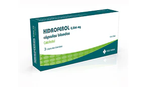 Hidroferol Calcifediol 0,266 mg 3 Cápsulas blandas.