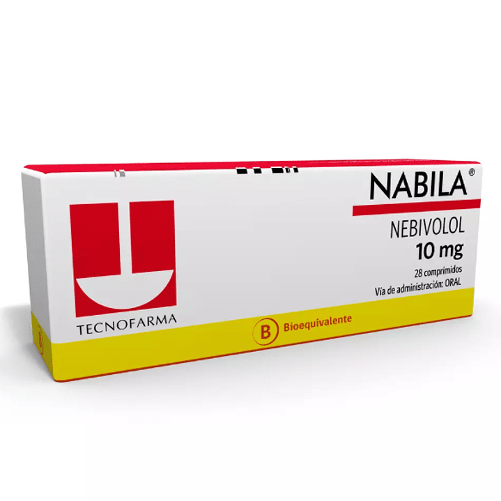Nabila (B) Nebivolol 10 mg 28 Comprimidos. 1