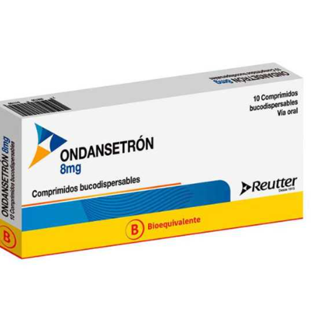Ondansetrón (B) 8 mg 10 Comprimidos bucodispersables. Reutter  1